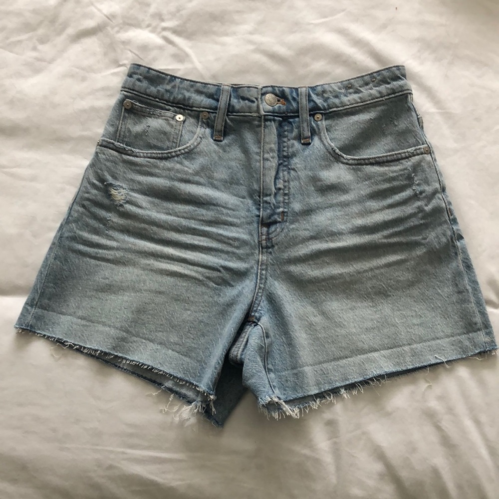 Madewell Curvy High-Rise Denim Shorts NWT